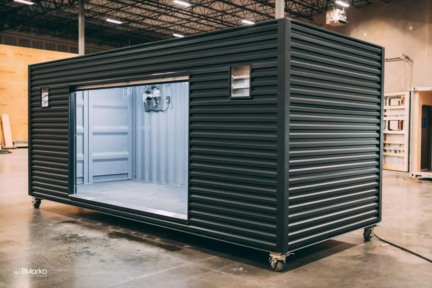 Compact container office build